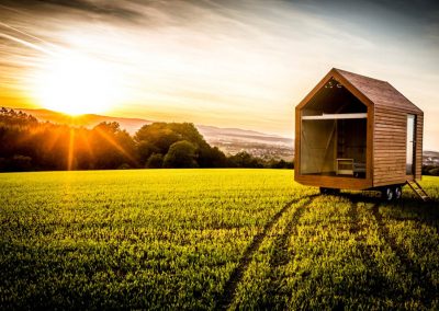 Wander tiny house fur buiten