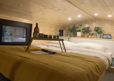 Gjende Wander Tiny House slaapkamer