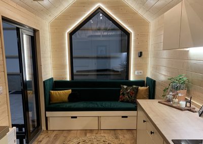 Gjende Tiny House woonkamer